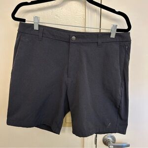 Lululemon Athletica Commission Classic Fit Warpstreme Shorts Checkered Gray 32